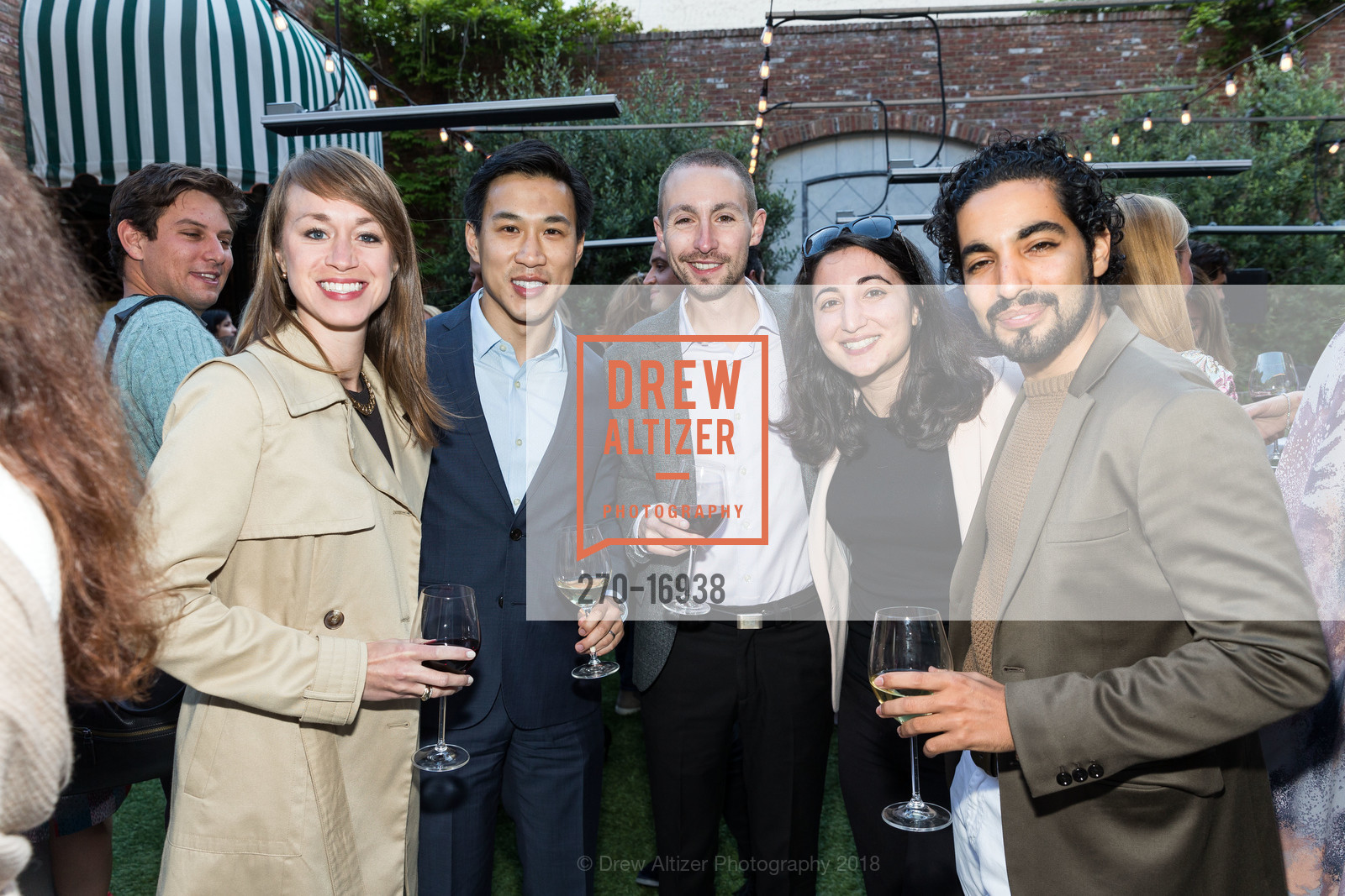 Tessa Greenly, Kevin Yeh, Zak Beard, Sheila Yeh, Homan Rajai, BRAVO! Club Gala Launch Party, The Battery. 717 Battery Street, August 2nd, 2018, Photo #270-16938 Tessa Greenly, Kevin Yeh, Zak Beard, Sheila Yeh, Homan Rajai, Photo #270-16938