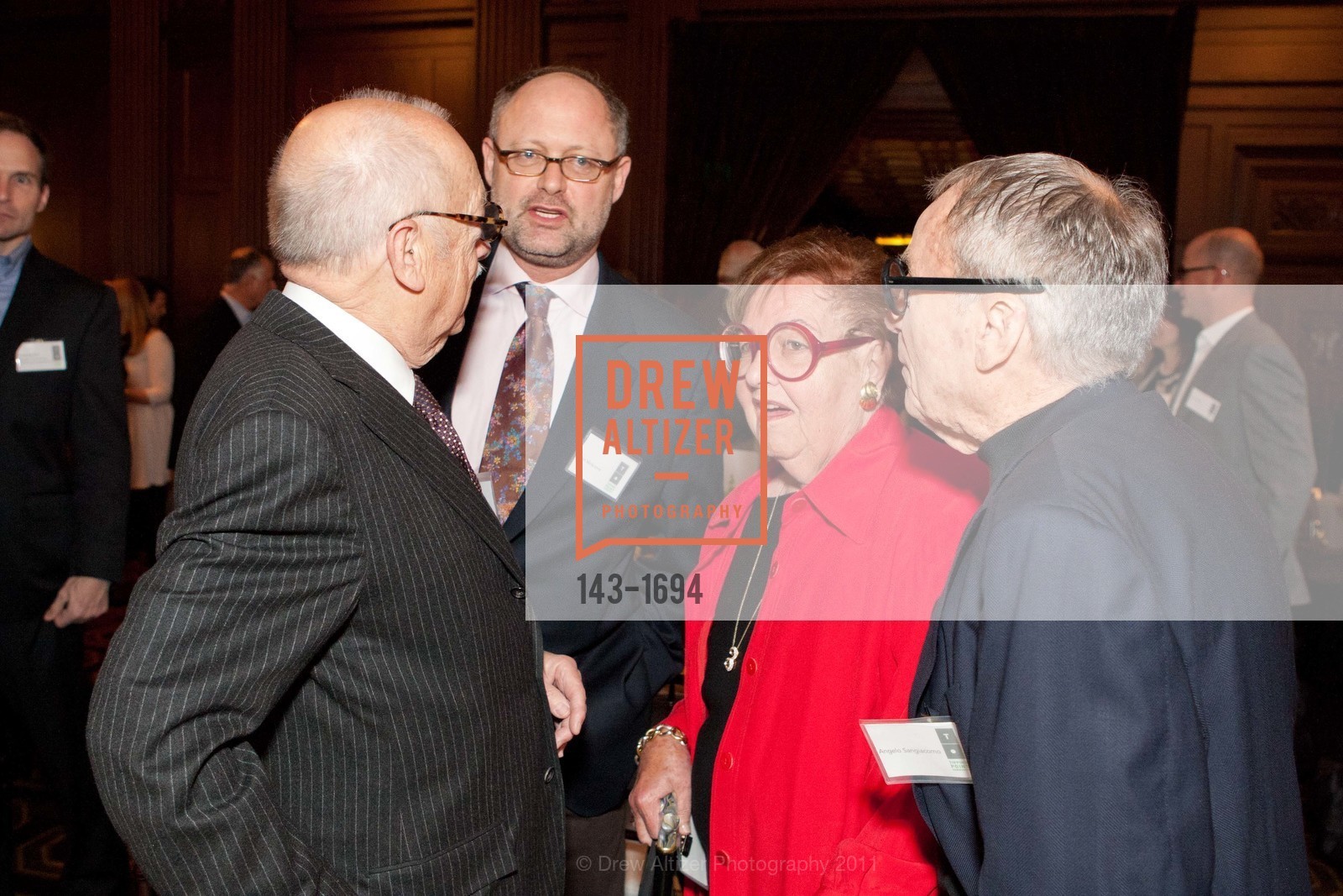 Wilkes Bashford, Joe Moscone, Yvonne Sangiacomo, Angelo Sangiacomo, TIPPING POINT Awards Breakfast, US, December 8th, 2011, Photo #143-1694 Wilkes Bashford, Joe Moscone, Yvonne Sangiacomo, Angelo Sangiacomo, Photo #143-1694