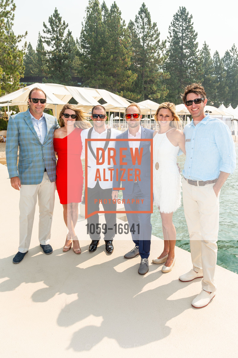 Scott Fair, Victoria McNamara, Chris McNamara, Brian Collins, Darcy Collins, Jesse Patterson, Saks Fifth Avenue and Oscar de La Renta Fashion Show to Benefit The League to Save Lake Tahoe 2018, Private Residence, August 4th, 2018, Photo #1059-16941 Scott Fair, Victoria McNamara, Chris McNamara, Brian Collins, Darcy Collins, Jesse Patterson, Photo #1059-16941