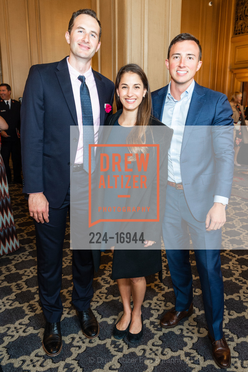 Scott Tashjian, Rachel Gaddy, Jim Kennedy, Salvation Army's Flower Power Luncheon 2018, Sir Francis Drake Hotel. 450 Powell St, August 8th, 2018, Photo #224-16944 Scott Tashjian, Rachel Gaddy, Jim Kennedy, Photo #224-16944