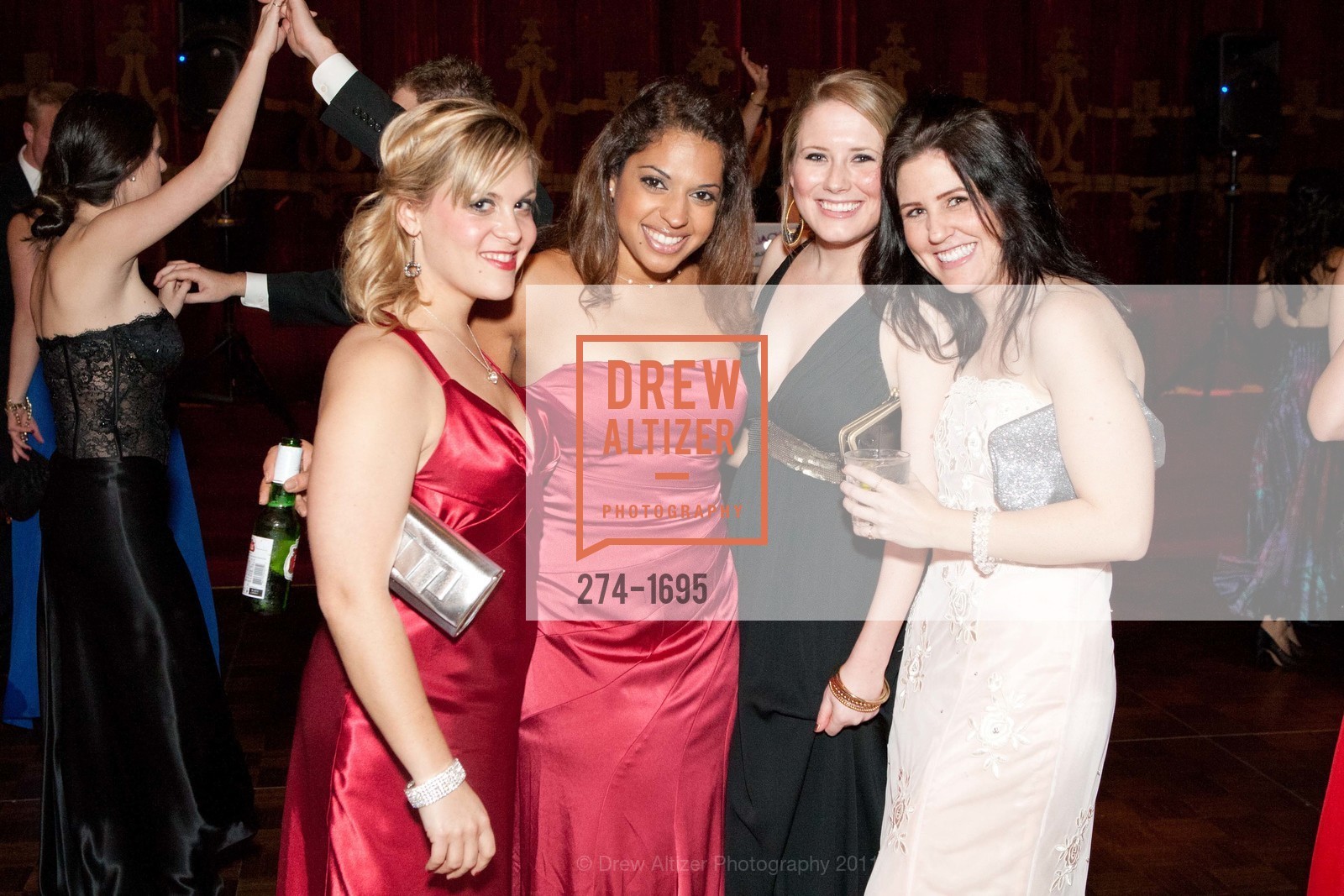 Robin McCullen, Jasleen Kals, Anna Eschenberg, Kendall Reischl, Spinsters of San Francisco Holiday Ball, US, December 10th, 2011, Photo #274-1695 Robin McCullen, Jasleen Kals, Anna Eschenberg, Kendall Reischl, Photo #274-1695