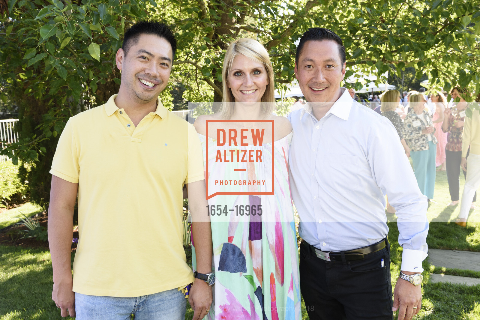 Jason Ting, Megan Breslis, Jeffrey Ting, CASA Garden Party 2018, Private Residence, August 26th, 2018, Photo #1654-16965 Jason Ting, Megan Breslis, Jeffrey Ting, Photo #1654-16965
