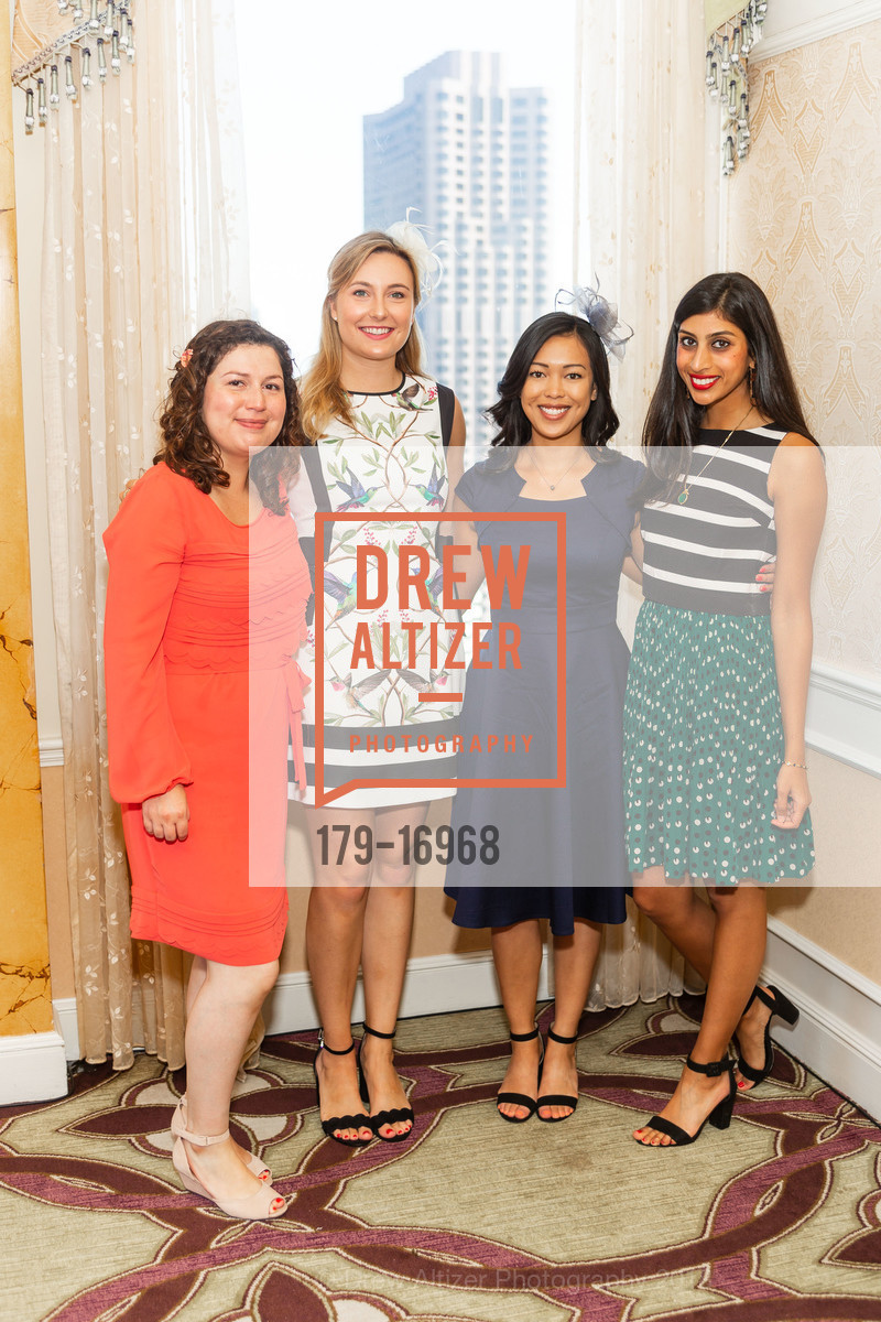 Tanya Paredes, Ingrid Ingebretsen, Lynn Ton- That, Ami Patel, San Francisco Spinsters New Member Tea, San Francisco, Crown Room. 955 Mason Street, August 25th, 2018, Photo #179-16968 Tanya Paredes, Ingrid Ingebretsen, Lynn Ton- That, Ami Patel, Photo #179-16968