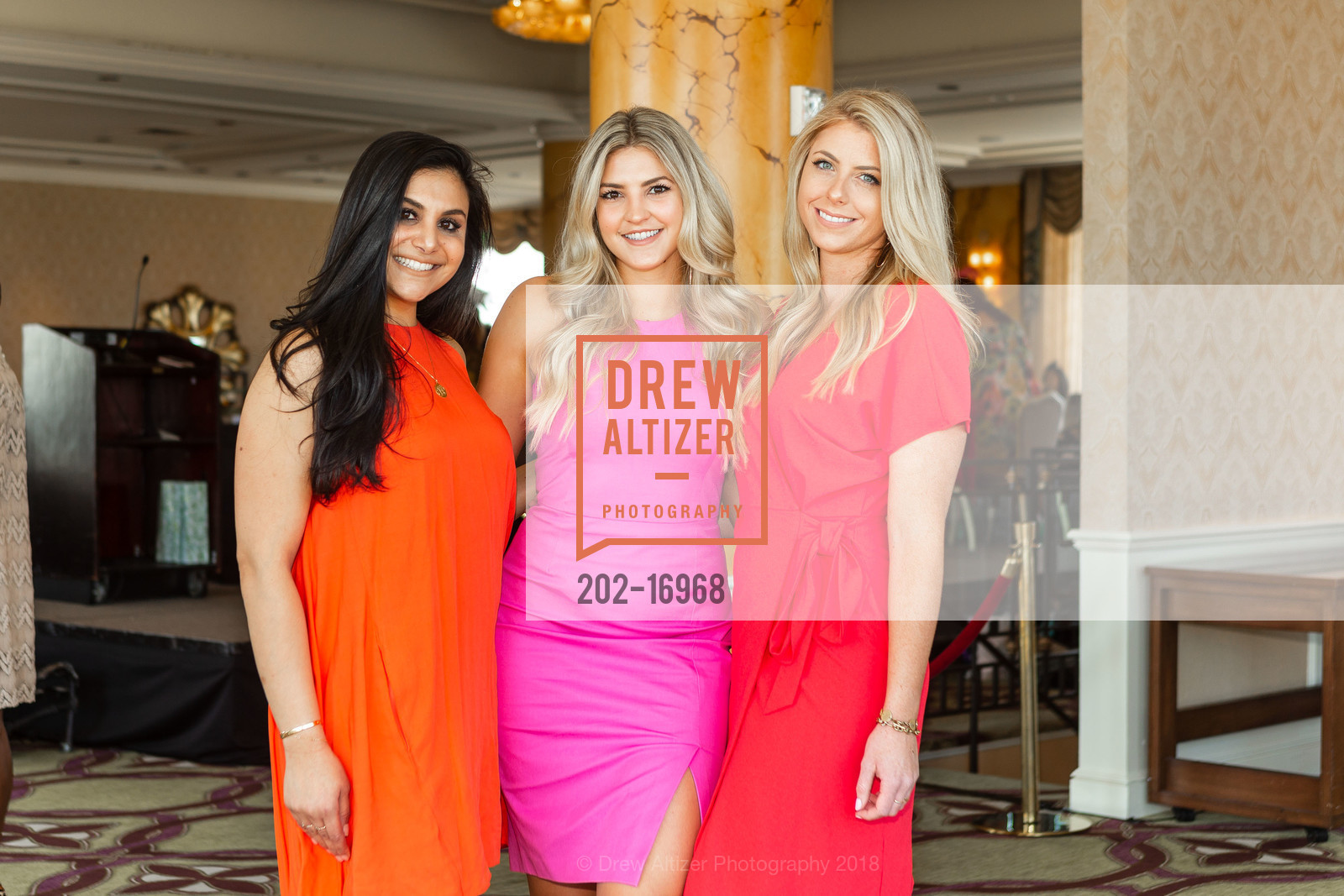 Jackie Leylegian, Carly Wright, Emily MacPherson, San Francisco Spinsters New Member Tea, San Francisco, Crown Room. 955 Mason Street, August 25th, 2018, Photo #202-16968 Jackie Leylegian, Carly Wright, Emily MacPherson, Photo #202-16968