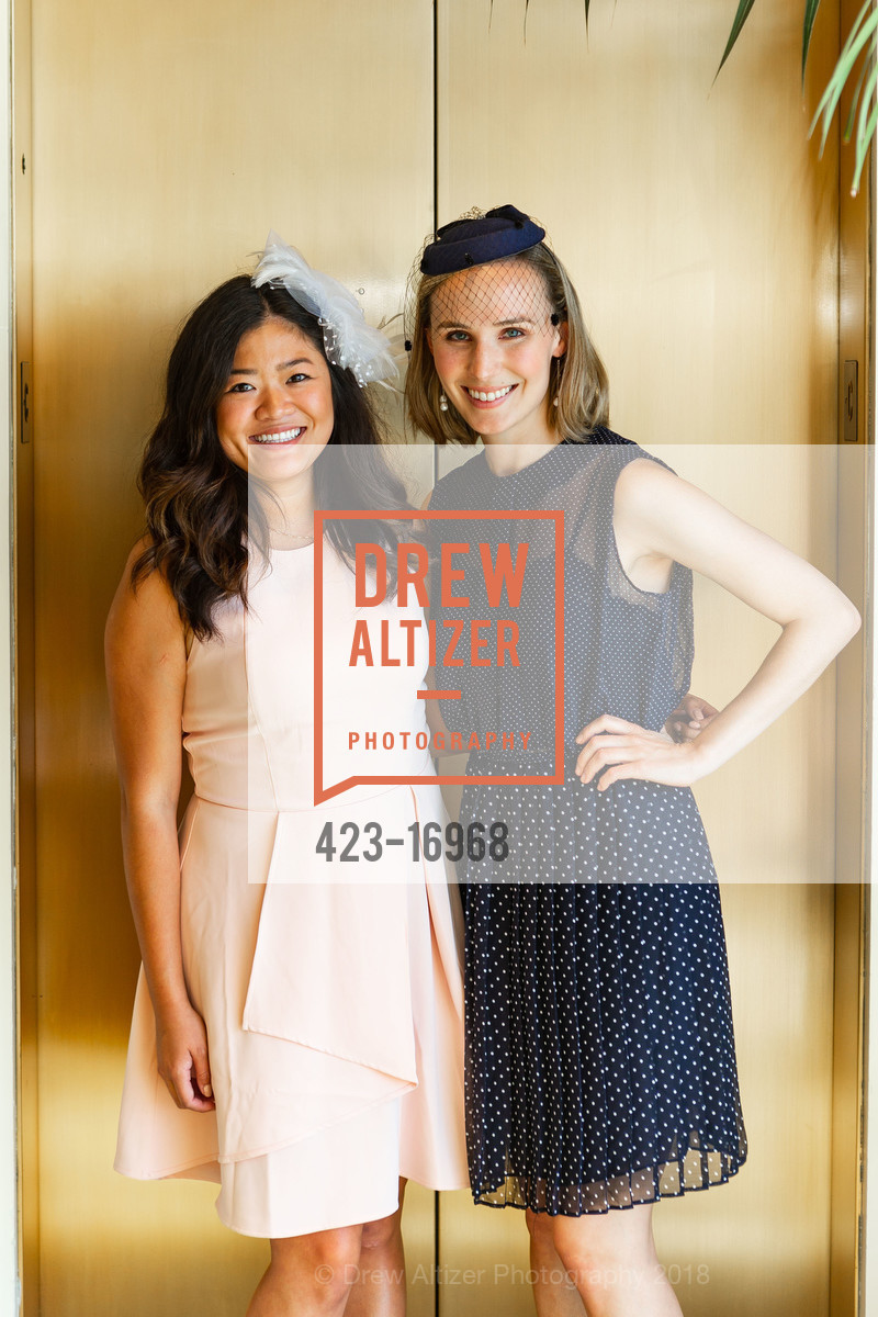 Christina Chen, Charlotte Jarman, San Francisco Spinsters New Member Tea, San Francisco, Crown Room. 955 Mason Street, August 25th, 2018, Photo #423-16968 Christina Chen, Charlotte Jarman, Photo #423-16968