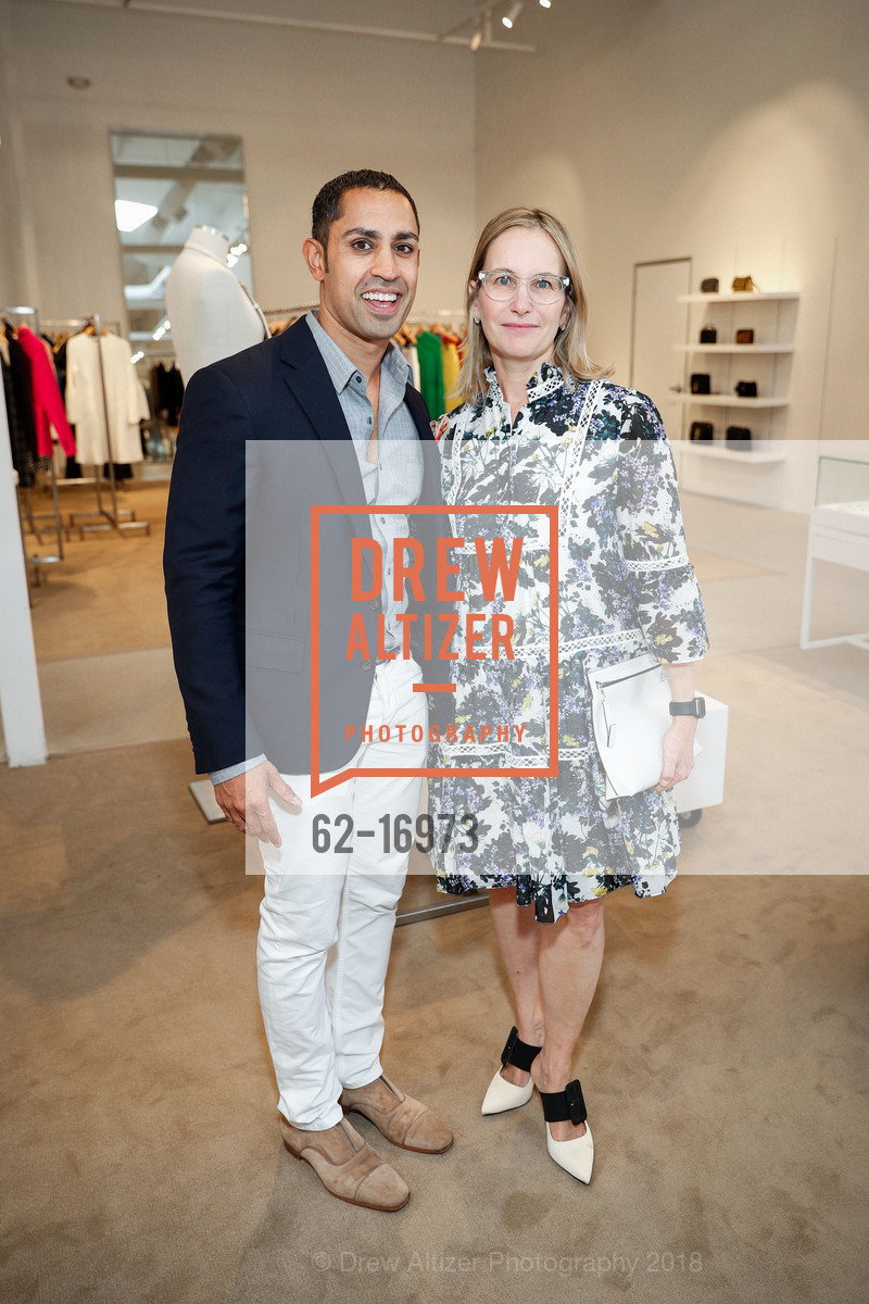CK Khandekar, Jackie Reses, Jeffrey Kalinsky and VOGUE Celebrate Jeffrey Store Opening at Stanford Shopping Center, Jeffrey Stanford Shopping Center. 660 Stanford Shopping Center, August 29th, 2018, Photo #62-16973 CK Khandekar, Jackie Reses, Photo #62-16973