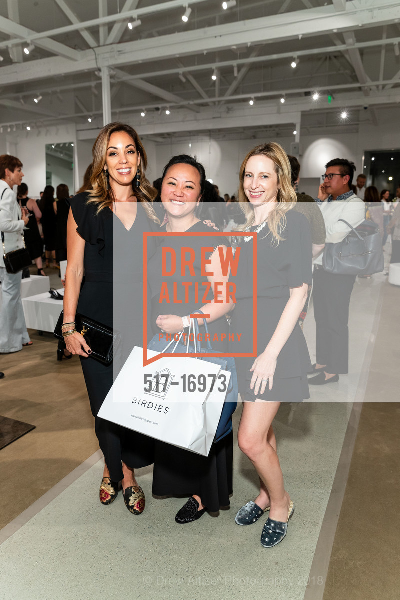 Bianca Gates, Pearl Percy, Marissa Sharkey, Jeffrey Kalinsky and VOGUE Celebrate Jeffrey Store Opening at Stanford Shopping Center, Jeffrey Stanford Shopping Center. 660 Stanford Shopping Center, August 29th, 2018, Photo #517-16973 Bianca Gates, Pearl Percy, Marissa Sharkey, Photo #517-16973