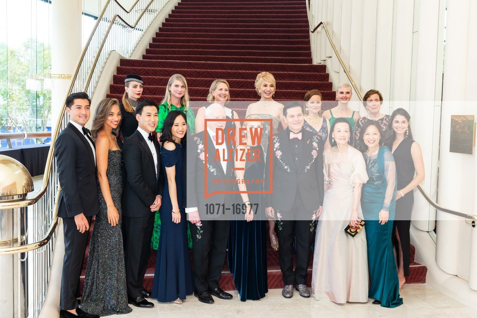 Ariel Anaya, Jerica Lee, Camille Bently, Kevin Yeh, Ellie Pollak, James Hormel, Sako Fisher, Navid Armstrong, Michael Hormel, Andrea Palmer, Catherine Geeslin, Iris Chan, Patricia Lee-Hoffman, Ann Parris, Allison Broude Friedberg, San Francisco Symphony 2018 Opening Night Gala, Davies Symphony Hall. 201 Van Ness Avenue, Photo #1071-16977 Ariel Anaya, Jerica Lee, Camille Bently, Kevin Yeh, Ellie Pollak, James Hormel, Sako Fisher, Navid Armstrong, Michael Hormel, Andrea Palmer, Catherine Geeslin, Iris Chan, Patricia Lee-Hoffman, Ann Parris, Allison Broude Friedberg, Photo #1071-16977