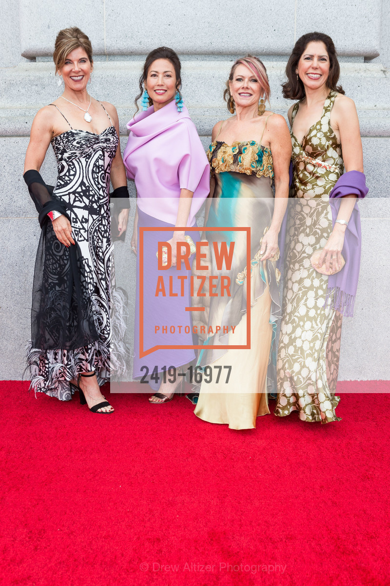 Charmaine Crain, Yvette Deen, Sylvia Mazawa, Ana Suarez, San Francisco Symphony 2018 Opening Night Gala, Davies Symphony Hall. 201 Van Ness Avenue, Photo #2419-16977 Charmaine Crain, Yvette Deen, Sylvia Mazawa, Ana Suarez, Photo #2419-16977
