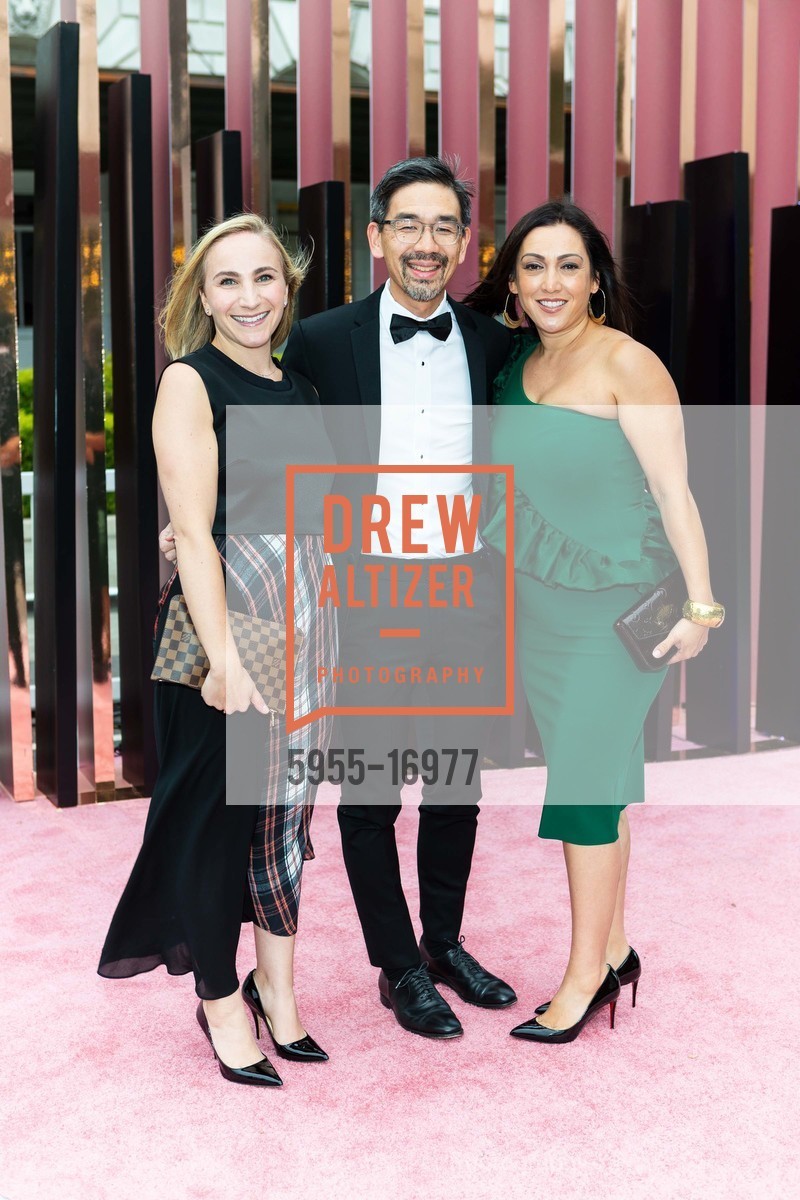 Jessie Gertz, Paul Yee, Jessica Ross, San Francisco Symphony 2018 Opening Night Gala, Davies Symphony Hall. 201 Van Ness Avenue, Photo #5955-16977 Jessie Gertz, Paul Yee, Jessica Ross, Photo #5955-16977