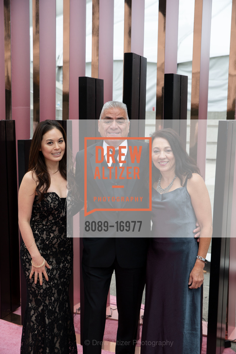 Rena Kim, Ernesto Gutierrez, Trudy Dudoit, San Francisco Symphony 2018 Opening Night Gala, Davies Symphony Hall. 201 Van Ness Avenue, Photo #8089-16977 Rena Kim, Ernesto Gutierrez, Trudy Dudoit, Photo #8089-16977