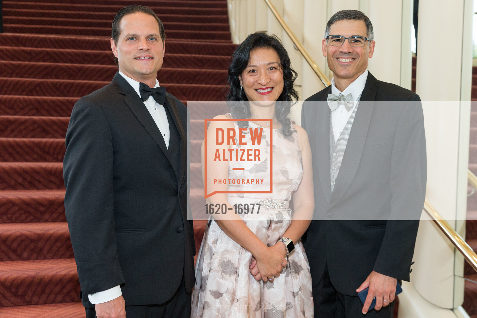 Chris Kelly, Stella Lee, Dan Sivolella, San Francisco Symphony 2018 Opening Night Gala, Davies Symphony Hall. 201 Van Ness Avenue, Photo #1620-16977 Chris Kelly, Stella Lee, Dan Sivolella, Photo #1620-16977