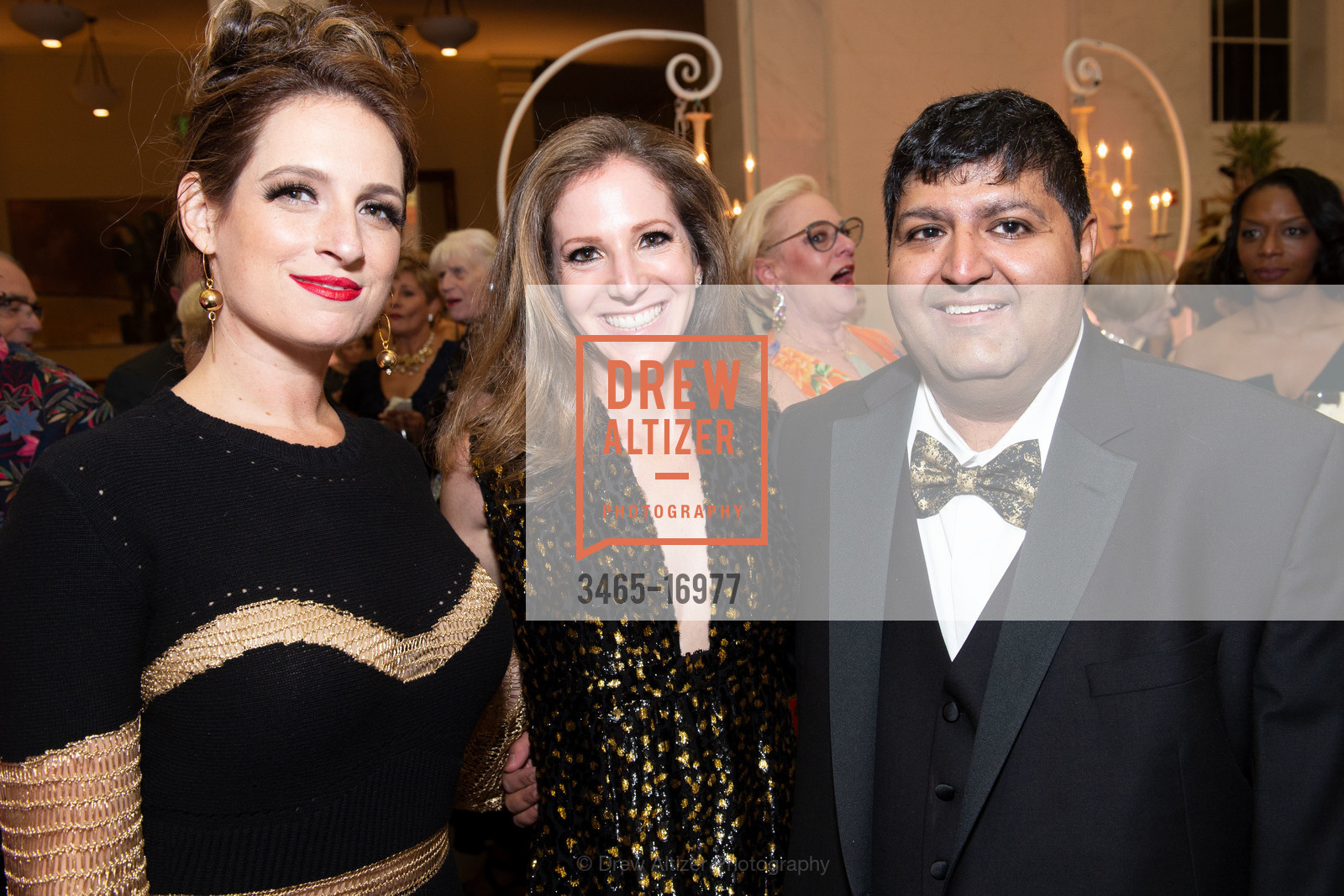 Jessica Herman, Abby Teisch, Ravi Krishnaney, San Francisco Symphony 2018 Opening Night Gala, Davies Symphony Hall. 201 Van Ness Avenue, Photo #3465-16977 Jessica Herman, Abby Teisch, Ravi Krishnaney, Photo #3465-16977