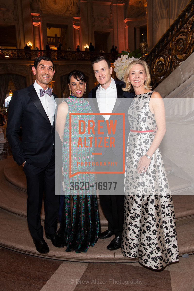Neetu Ahluwalia, Sunita Ahluwalia, Richard Linder, Jennifer Linder, San Francisco Symphony 2018 Opening Night Gala, Davies Symphony Hall. 201 Van Ness Avenue, Photo #3620-16977 Neetu Ahluwalia, Sunita Ahluwalia, Richard Linder, Jennifer Linder, Photo #3620-16977