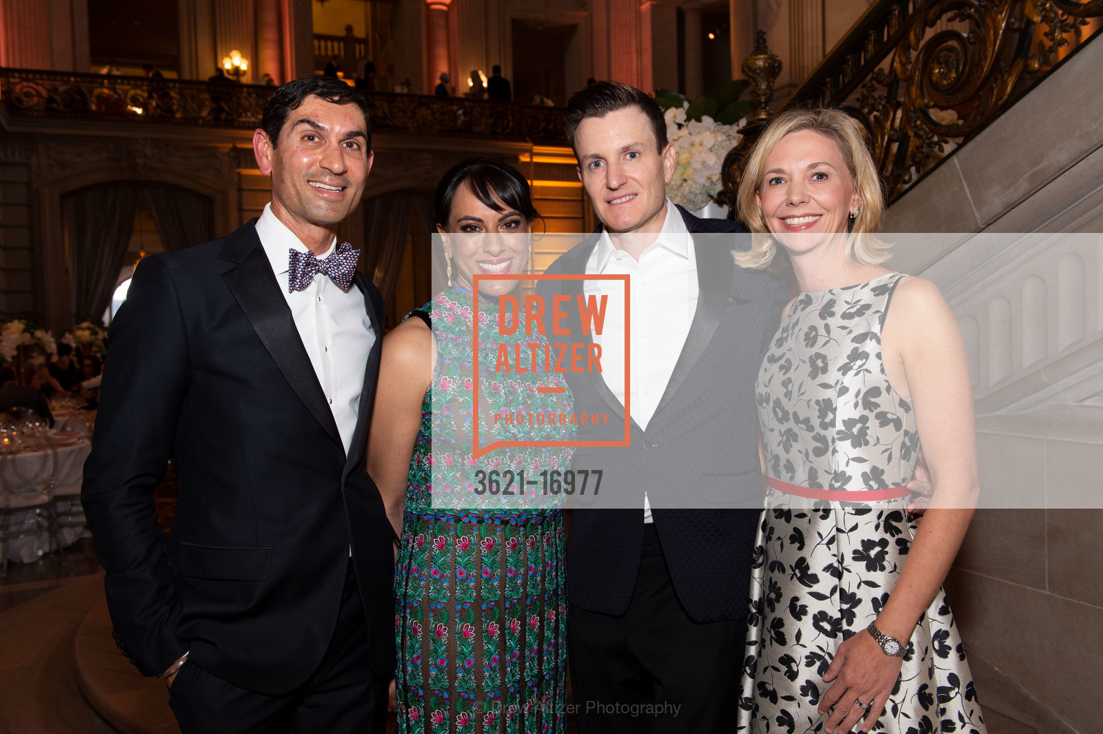 Neetu Ahluwalia, Sunita Ahluwalia, Richard Linder, Jennifer Linder, San Francisco Symphony 2018 Opening Night Gala, Davies Symphony Hall. 201 Van Ness Avenue, Photo #3621-16977 Neetu Ahluwalia, Sunita Ahluwalia, Richard Linder, Jennifer Linder, Photo #3621-16977