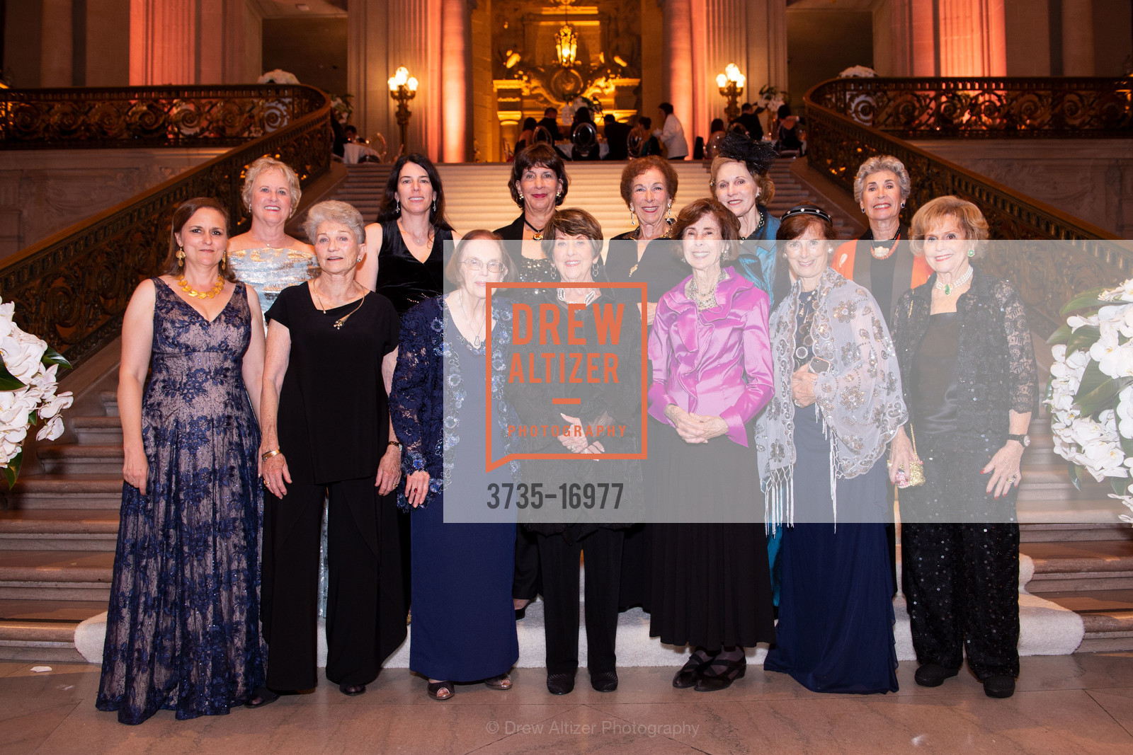 Barbara Walduck, Andrea Palmer, Sara Richter, Naomi Levinson, Dale Kramer, Judi Eisner, Gaye Bruce, Jeanette Goodman, Joanne Harrington, Barbara Olsen, Annie Nunan, Dorothea Gordon, Audrey Lampert, San Francisco Symphony 2018 Opening Night Gala, Davies Symphony Hall. 201 Van Ness Avenue, Photo #3735-16977 Barbara Walduck, Andrea Palmer, Sara Richter, Naomi Levinson, Dale Kramer, Judi Eisner, Gaye Bruce, Jeanette Goodman, Joanne Harrington, Barbara Olsen, Annie Nunan, Dorothea Gordon, Audrey Lampert, Photo #3735-16977