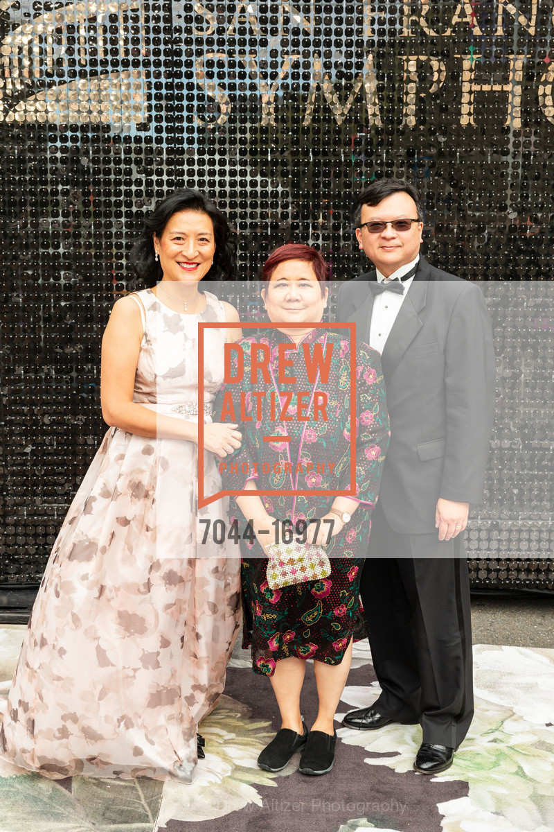 Stella Lee, Ingrid Lai, William Shu, San Francisco Symphony 2018 Opening Night Gala, Davies Symphony Hall. 201 Van Ness Avenue, Photo #7044-16977 Stella Lee, Ingrid Lai, William Shu, Photo #7044-16977