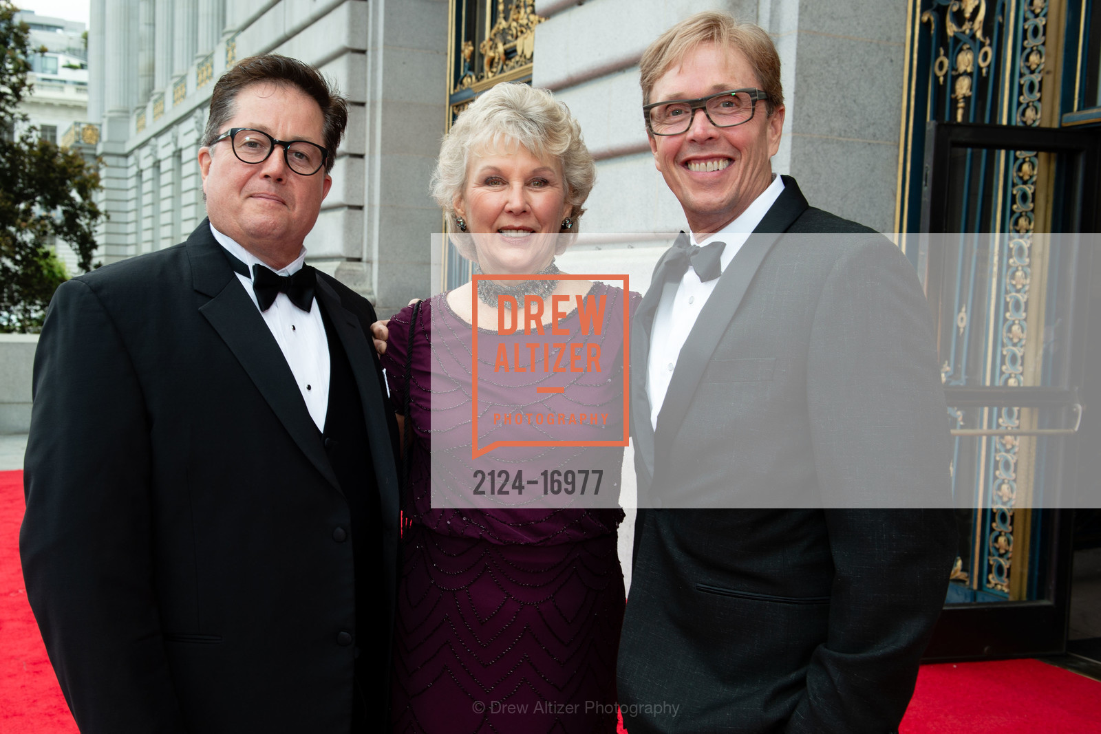 Michael Weiss, Jackie Tomke, Brian Ness, San Francisco Symphony 2018 Opening Night Gala, Davies Symphony Hall. 201 Van Ness Avenue, Photo #2124-16977 Michael Weiss, Jackie Tomke, Brian Ness, Photo #2124-16977