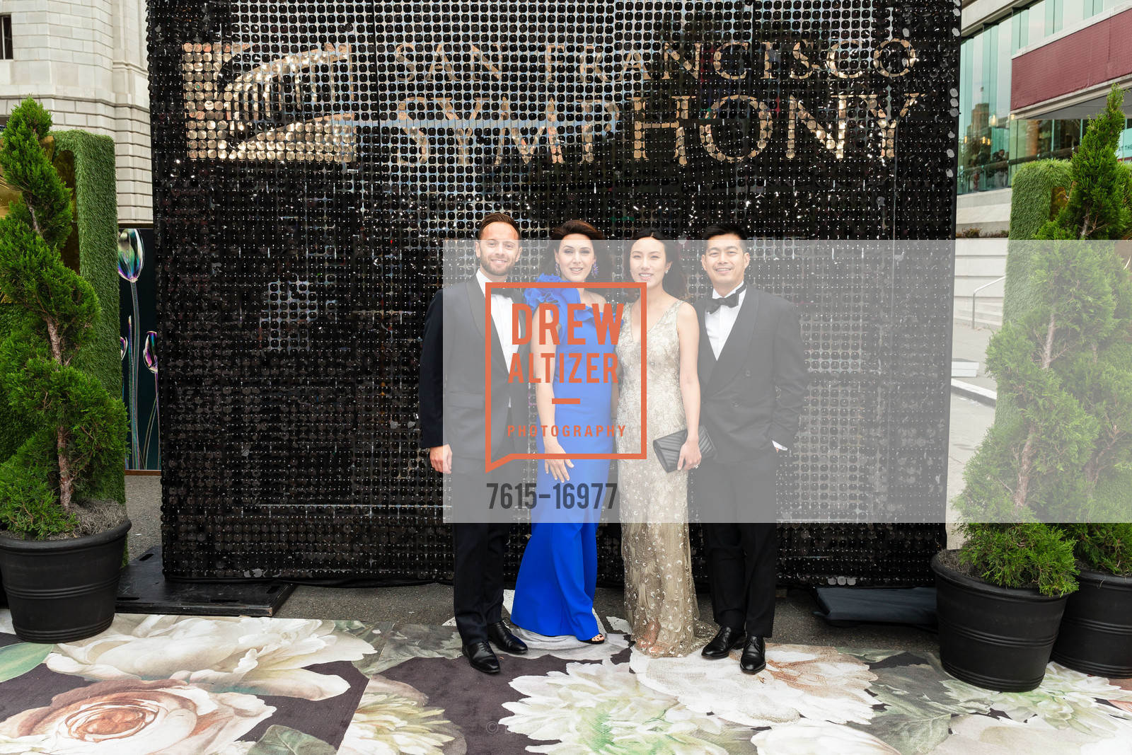 Michael Beer, Ramela Beer, Lisa Heng, Jun Hong Heng, San Francisco Symphony 2018 Opening Night Gala, Davies Symphony Hall. 201 Van Ness Avenue, Photo #7615-16977 Michael Beer, Ramela Beer, Lisa Heng, Jun Hong Heng, Photo #7615-16977