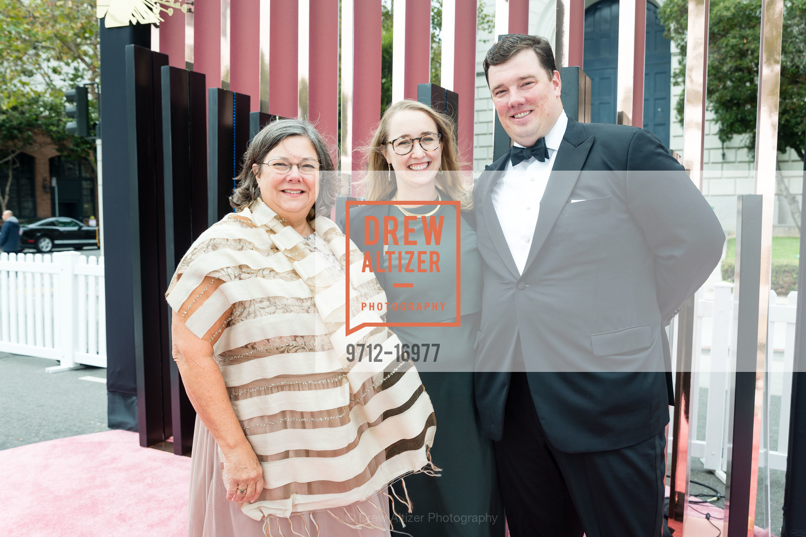 Mary Brennan, Lillian Jenks, Patrick Brennan, San Francisco Symphony 2018 Opening Night Gala, Davies Symphony Hall. 201 Van Ness Avenue, Photo #9712-16977 Mary Brennan, Lillian Jenks, Patrick Brennan, Photo #9712-16977