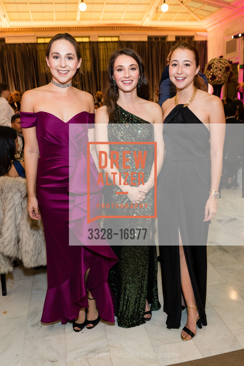 Remy Fisher, Jessica Fisher, Rose Fisher, San Francisco Symphony 2018 Opening Night Gala, Davies Symphony Hall. 201 Van Ness Avenue, Photo #3328-16977 Remy Fisher, Jessica Fisher, Rose Fisher, Photo #3328-16977