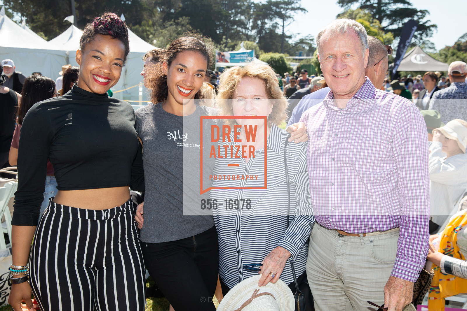 Keren Southall, Kimberly Olivier, Rene Hollins, Brian Hollins, San Francisco Opera in the Park 2018, Golden Gate Park, Robin Williams Meadow, Photo #856-16978 Keren Southall, Kimberly Olivier, Rene Hollins, Brian Hollins, Photo #856-16978