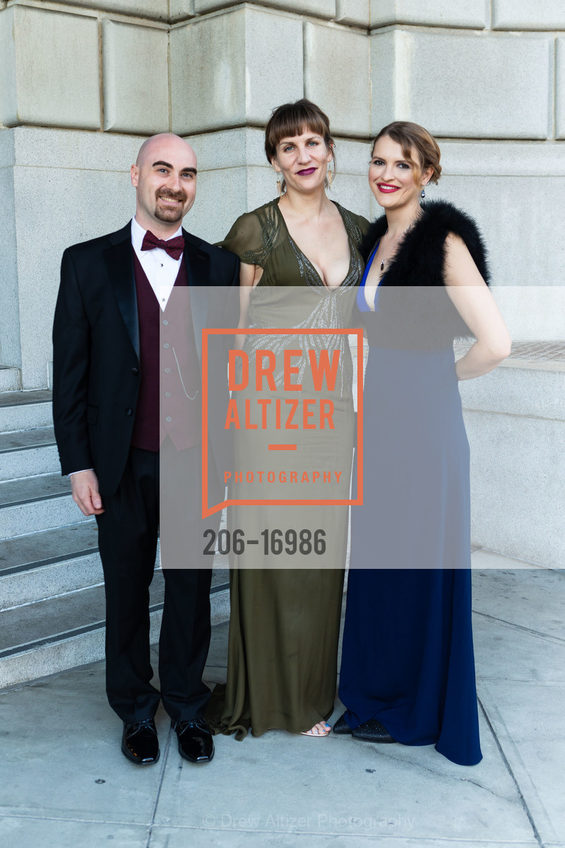 Aaron Cohen, Katie Bryant, Julia Luster, BRAVO! Club Opening Night Gala 2018, War Memorial Opera House. 301 Van Ness Ave, 401 Van Ness Ave, Photo #206-16986 Aaron Cohen, Katie Bryant, Julia Luster, Photo #206-16986