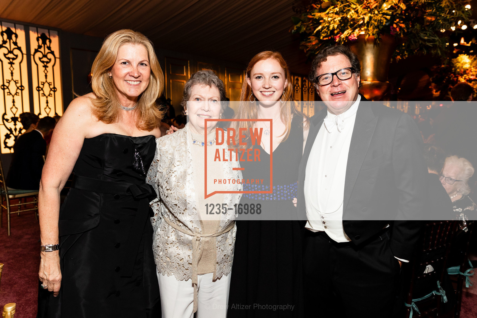Jacqui Erdman, Carol Buck, Mackenzie Erdman, Christian Erdman, San Francisco Opera Ball 2018, War Memorial Opera House. 301 Van Ness Ave, Photo #1235-16988 Jacqui Erdman, Carol Buck, Mackenzie Erdman, Christian Erdman, Photo #1235-16988