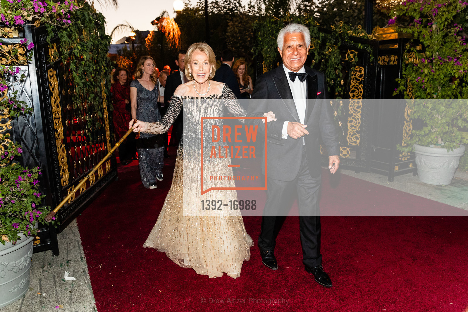 Charlotte Shultz, Sergio Arroyo, San Francisco Opera Ball 2018, War Memorial Opera House. 301 Van Ness Ave, Photo #1392-16988 Charlotte Shultz, Sergio Arroyo, Photo #1392-16988