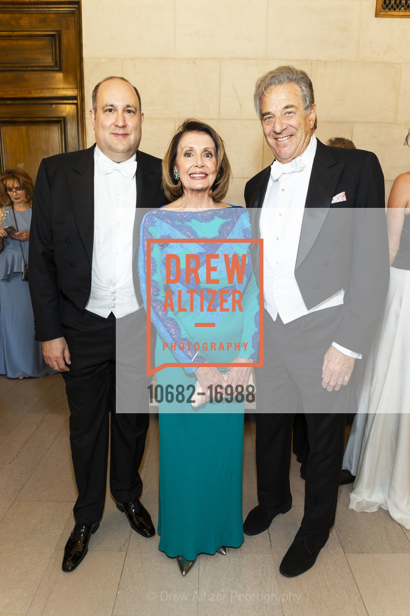 Steven Menzies, Nancy Pelosi, Paul Pelosi, San Francisco Opera Ball 2018, War Memorial Opera House. 301 Van Ness Ave, Photo #10682-16988 Steven Menzies, Nancy Pelosi, Paul Pelosi, Photo #10682-16988
