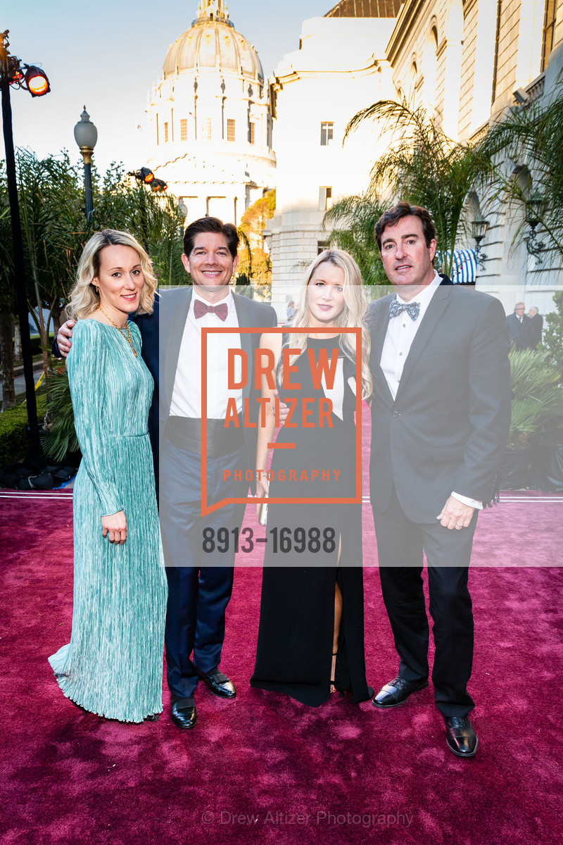 Lisa Shaw, Lionel Shaw, Torrey Holmes, John Holmes, San Francisco Opera Ball 2018, War Memorial Opera House. 301 Van Ness Ave, Photo #8913-16988 Lisa Shaw, Lionel Shaw, Torrey Holmes, John Holmes, Photo #8913-16988