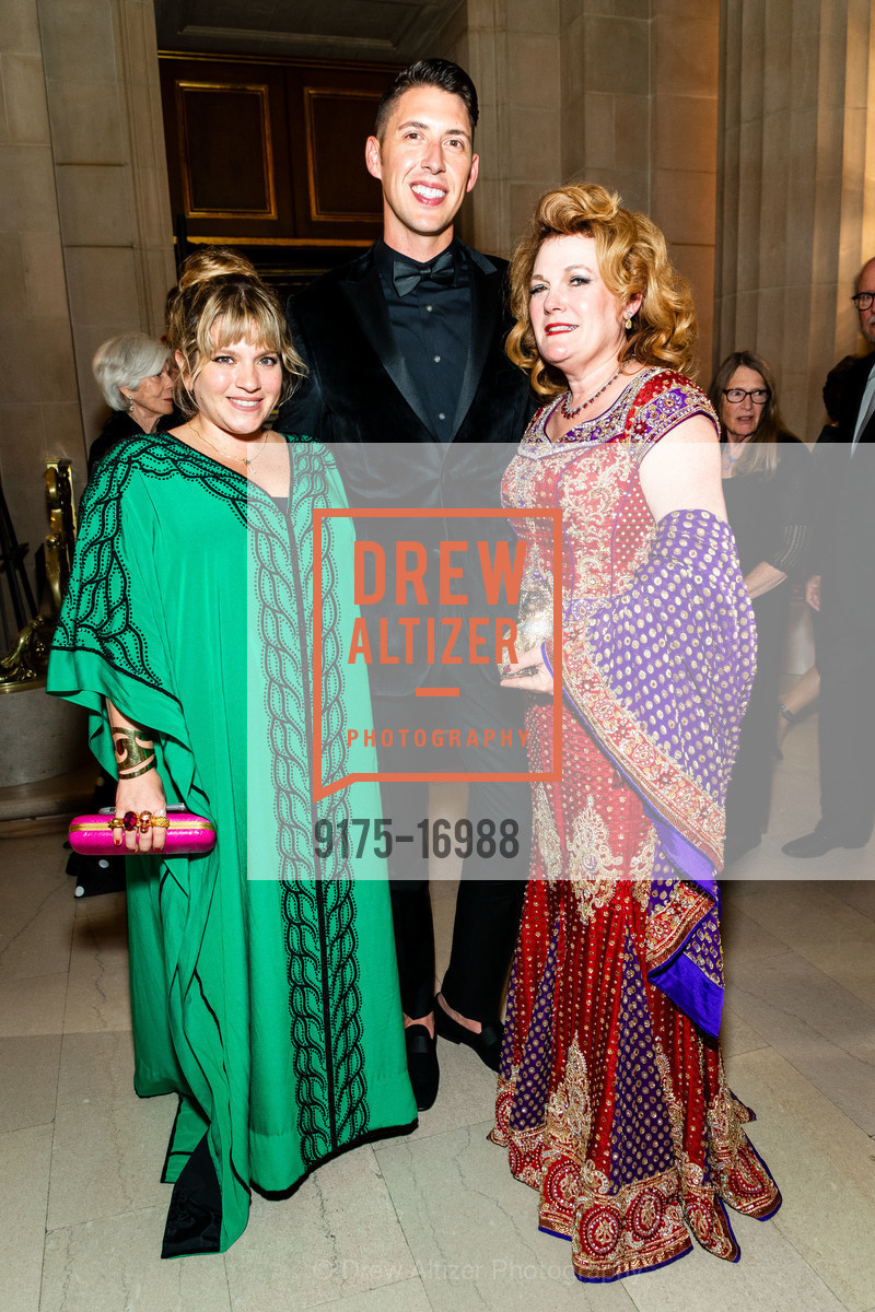 Aimee Leroux, Jesse Lee Eller, Jennifer Raiser, San Francisco Opera Ball 2018, War Memorial Opera House. 301 Van Ness Ave, Photo #9175-16988 Aimee Leroux, Jesse Lee Eller, Jennifer Raiser, Photo #9175-16988
