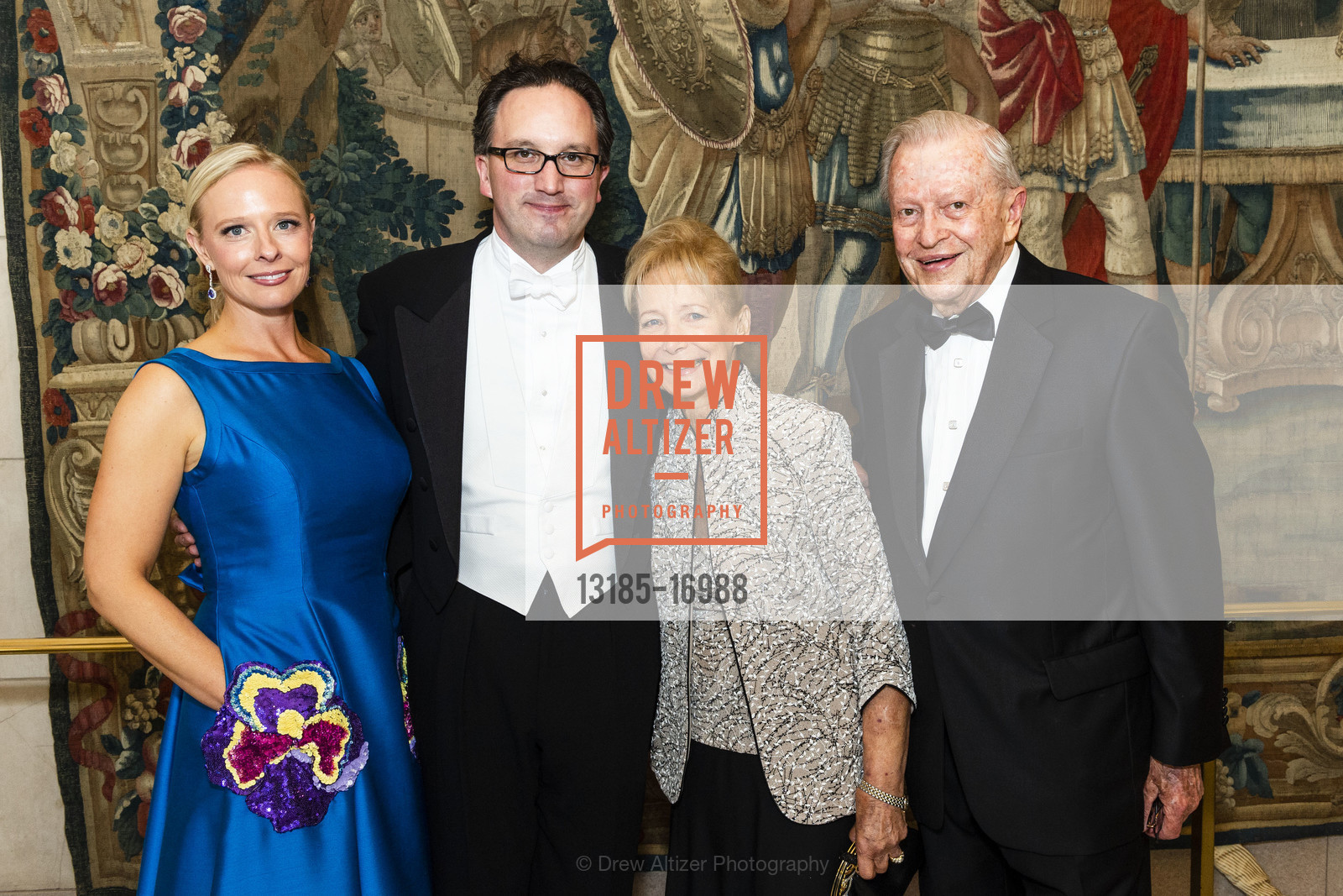 Kate Shilvock, Matthew Shilvock, Dorothy Jeffries, Brad Jeffries, San Francisco Opera Ball 2018, War Memorial Opera House. 301 Van Ness Ave, Photo #13185-16988 Kate Shilvock, Matthew Shilvock, Dorothy Jeffries, Brad Jeffries, Photo #13185-16988