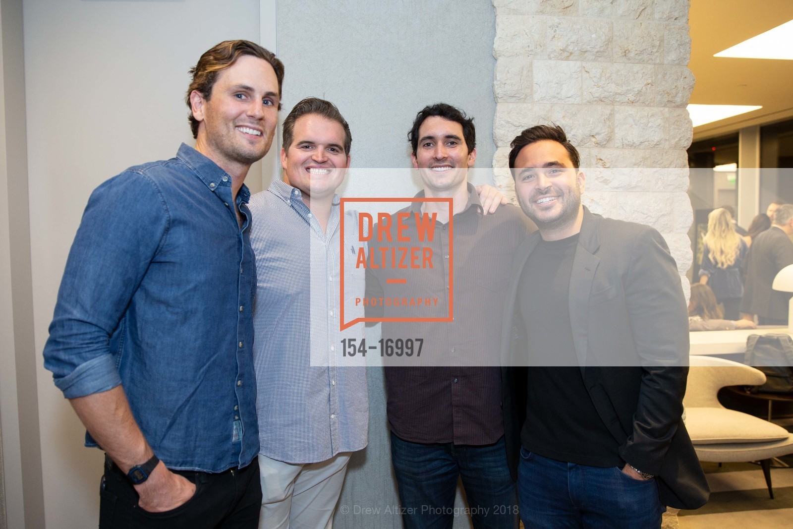 Pete Delaney, James McGillicuddy, Mike Silva, DeepGreen and LVMH at 181 Fremont, 181 Fremont, September 7th, 2018, Photo #154-16997 Pete Delaney, James McGillicuddy, Mike Silva, Photo #154-16997