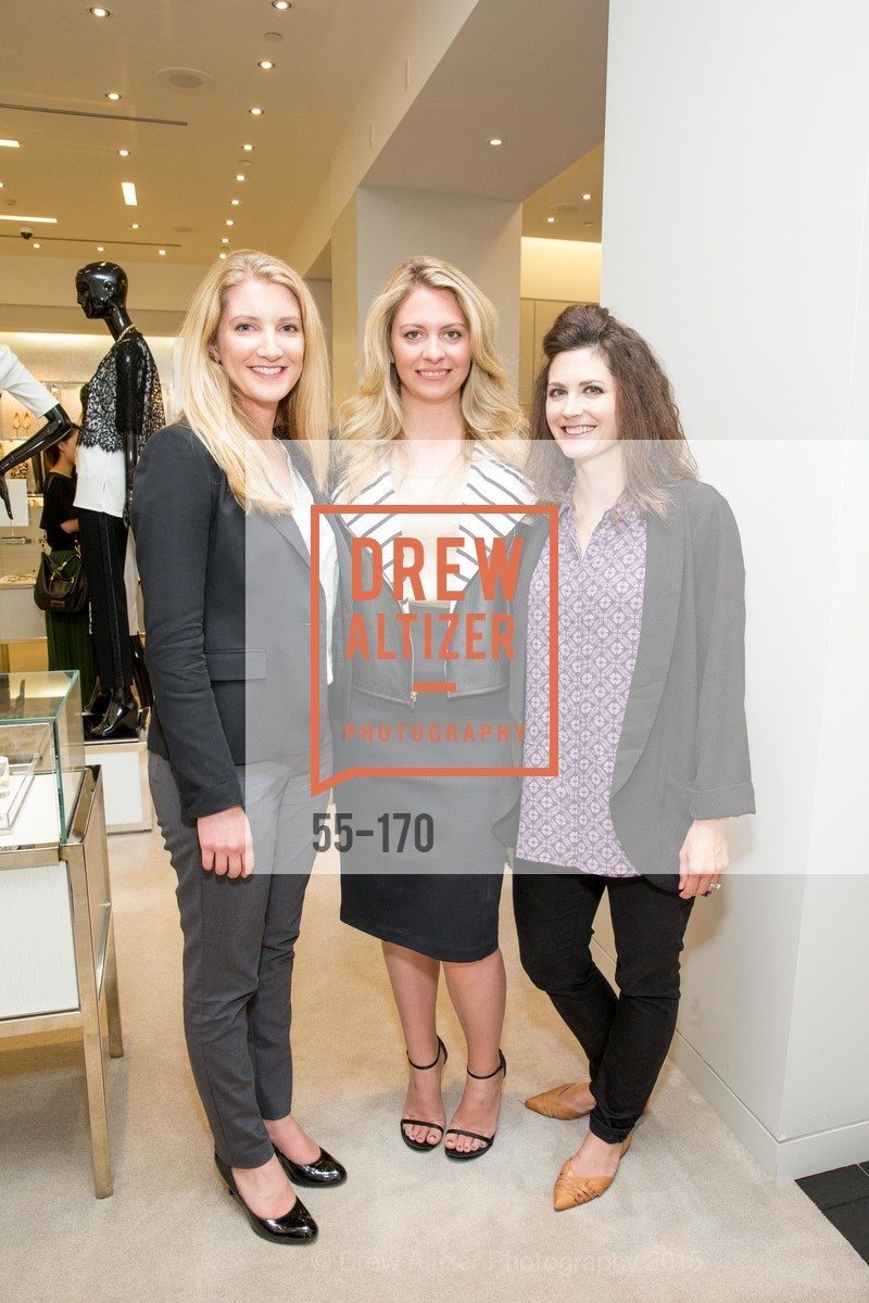 Clara Nabity, Rachel Baker, Eleanor Kunkel, Gucci & Vogue Dinner, St. John Boutique. 767A Market Street, Suite B, June 17th, 2015, Photo #55-170 Clara Nabity, Rachel Baker, Eleanor Kunkel, Photo #55-170
