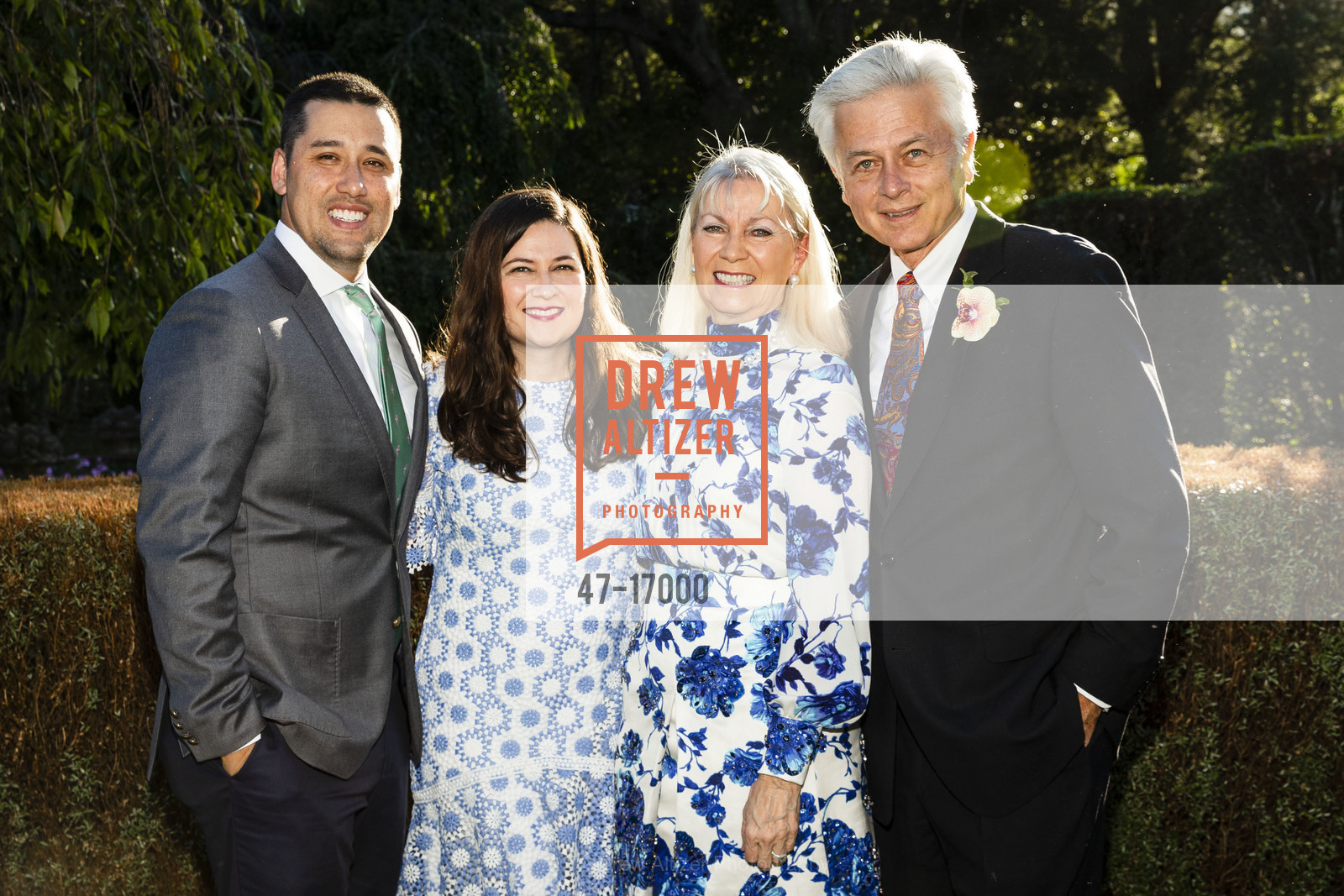 Michael Lau, Whitney Lau, Mary George, Gary George, Filoli's Pacific Paradise Gala 2018, Filoli. 86 Canada Road, Photo #47-17000 Michael Lau, Whitney Lau, Mary George, Gary George, Photo #47-17000