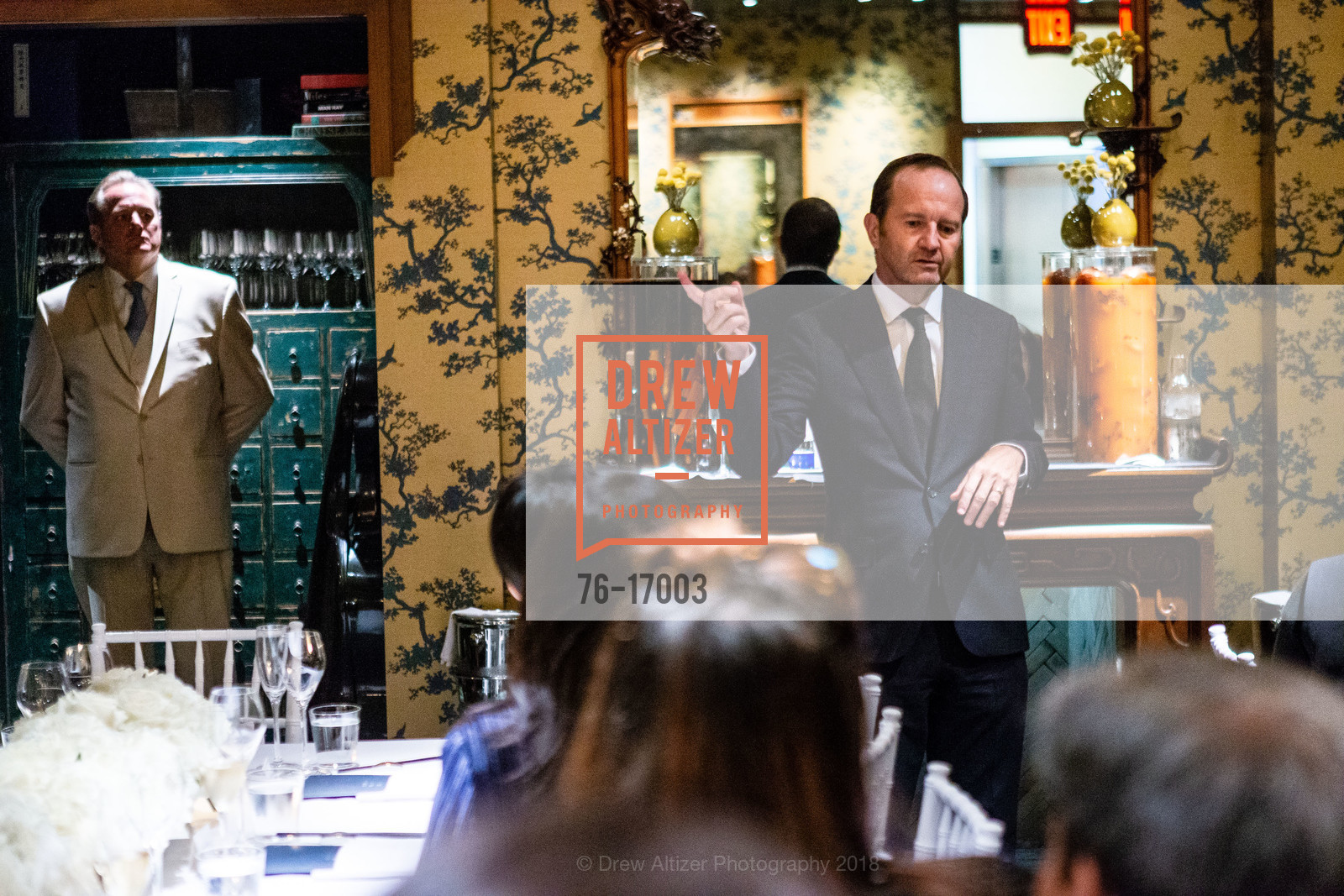 Francois Le Gloan, La Prairie Caviar Dinner, Eight Tables by George Chen. 8 Kenneth Rexroth Pl, San Francisco, CA 94133, September 11th, 2018, Photo #76-17003 Francois Le Gloan, Photo #76-17003