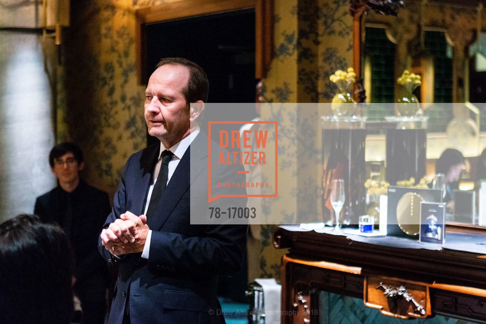 Francois Le Gloan, La Prairie Caviar Dinner, Eight Tables by George Chen. 8 Kenneth Rexroth Pl, San Francisco, CA 94133, September 11th, 2018, Photo #78-17003 Francois Le Gloan, Photo #78-17003
