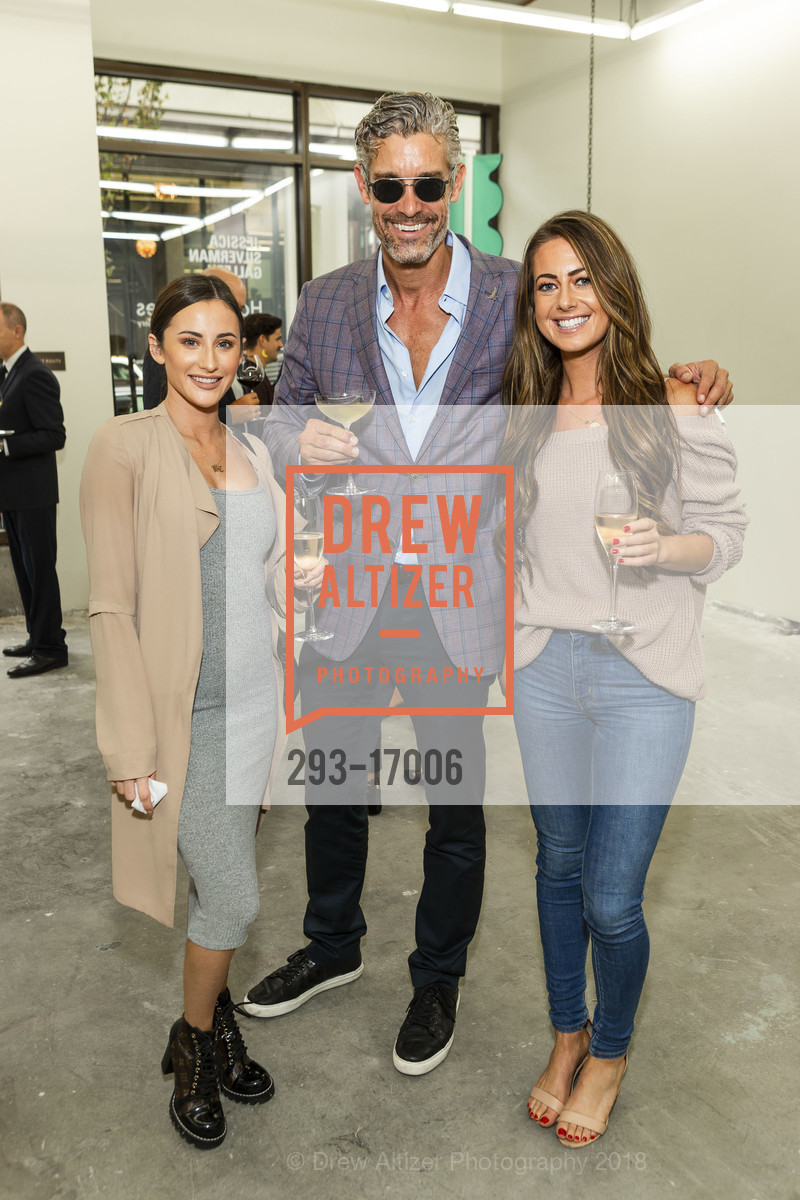Hannah Carter, Chris Linck, Megan, 288 Pacific and Jessica Silverman Pop Up Gallery Party, 288 Pacific. 288 Pacific Avenue, September 12th, 2018, Photo #293-17006 Hannah Carter, Chris Linck, Megan, Photo #293-17006