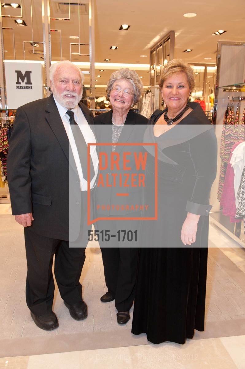 Wes Laubscher, Mary Lou Laubscher, Annette Gelinas, NEIMAN MARCUS Walnut Creek Grand Opening Gala, US, March 8th, 2012, Photo #5515-1701 Wes Laubscher, Mary Lou Laubscher, Annette Gelinas, Photo #5515-1701
