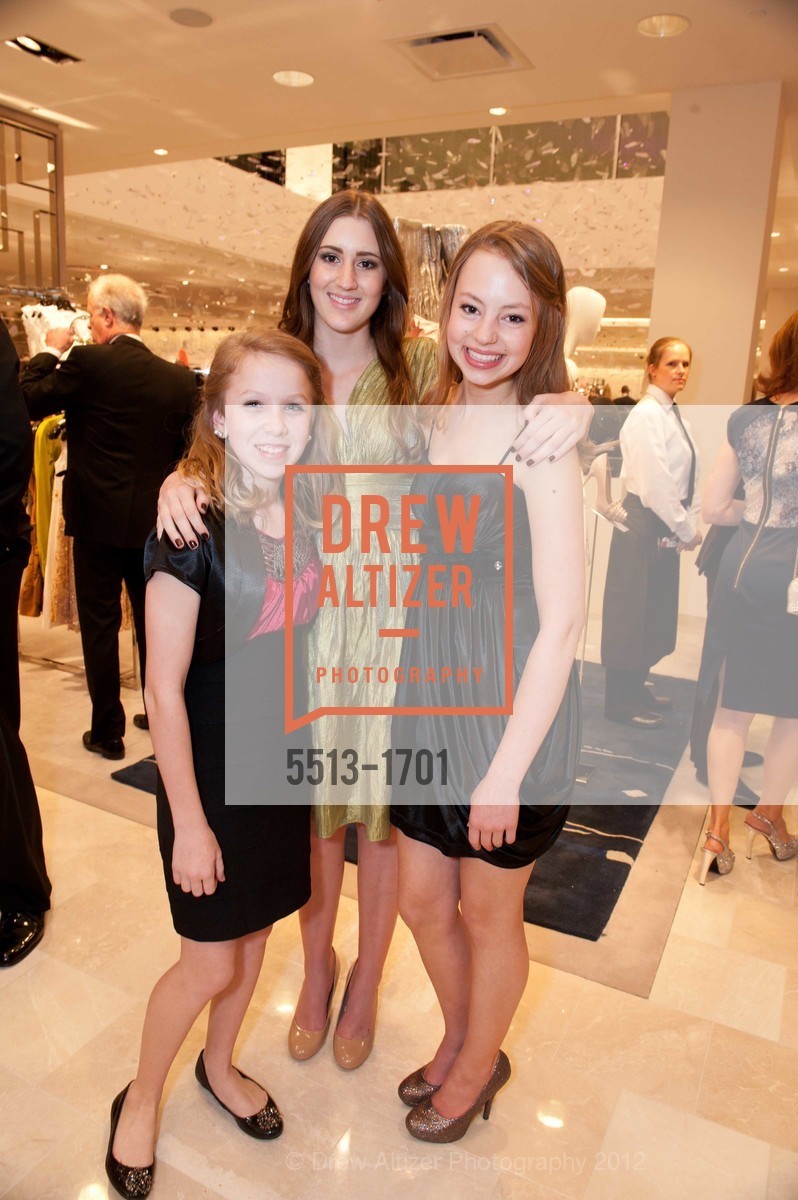 Katie Sovik, Serena Ruiz, Kristina Schoell, NEIMAN MARCUS Walnut Creek Grand Opening Gala, US, March 8th, 2012, Photo #5513-1701 Katie Sovik, Serena Ruiz, Kristina Schoell, Photo #5513-1701