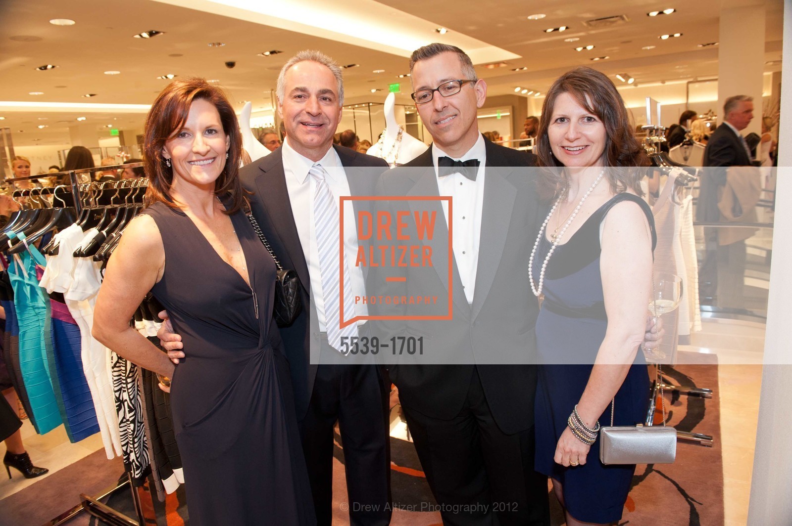 Laurel Browman, Darrel Browman, John Cumbelich, Theodora Cumbelich, NEIMAN MARCUS Walnut Creek Grand Opening Gala, US, March 8th, 2012, Photo #5539-1701 Laurel Browman, Darrel Browman, John Cumbelich, Theodora Cumbelich, Photo #5539-1701