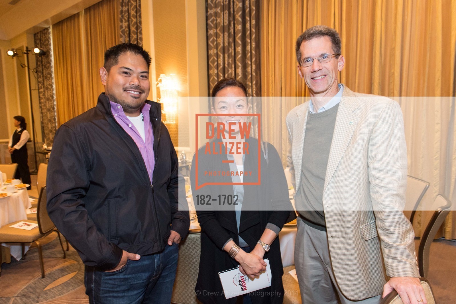 Rich Noguera, Mary Cha-Caswell, Wight Wilson, Be The Change, Four Seasons Hotel, Veranda Room. San Francisco, California, November 14th, 2014, Photo #182-1702 Rich Noguera, Mary Cha-Caswell, Wight Wilson, Photo #182-1702