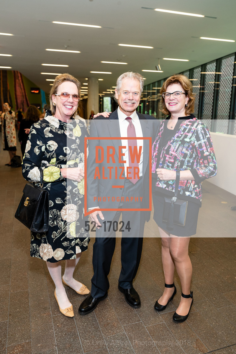 Elizabeth Adams, Marc Bommersbach, Judith Olney, FAMSF Annual Donors’ Luncheon, de Young Museum, September 17th, 2018, Photo #52-17024 Elizabeth Adams, Marc Bommersbach, Judith Olney, Photo #52-17024