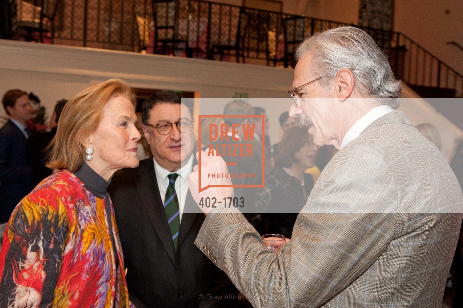 Anita Weissberg, Frank Ancona, Karl Lindberg, SF Opera Spring Gala Pre-Party, US, March 8th, 2012, Photo #402-1703 Anita Weissberg, Frank Ancona, Karl Lindberg, Photo #402-1703