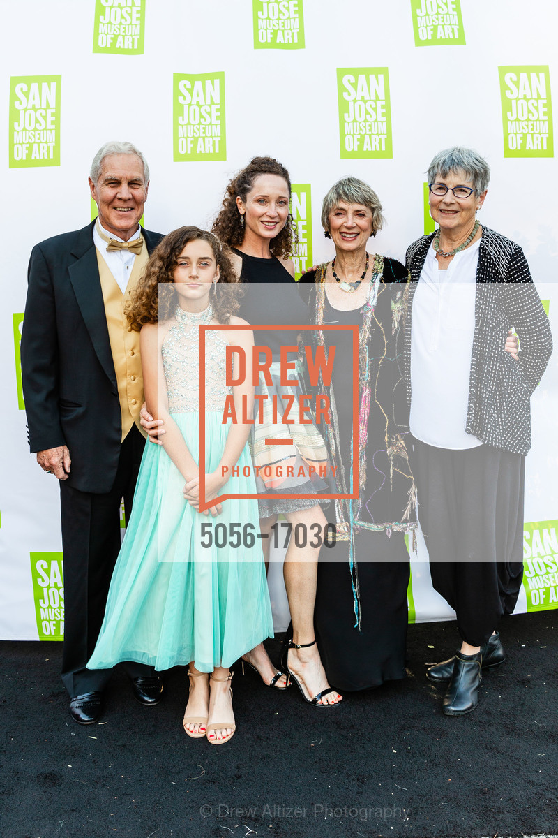 Barry Fernald, Lily Fernald, Rachel Fernald, Toby Fernald, Jane Fernald, San Jose Museum of Art Gala & Wonder Ball 2018, San Jose Museum of Art. 110 South Market St San Jose, 95113, Photo #5056-17030 Barry Fernald, Lily Fernald, Rachel Fernald, Toby Fernald, Jane Fernald, Photo #5056-17030