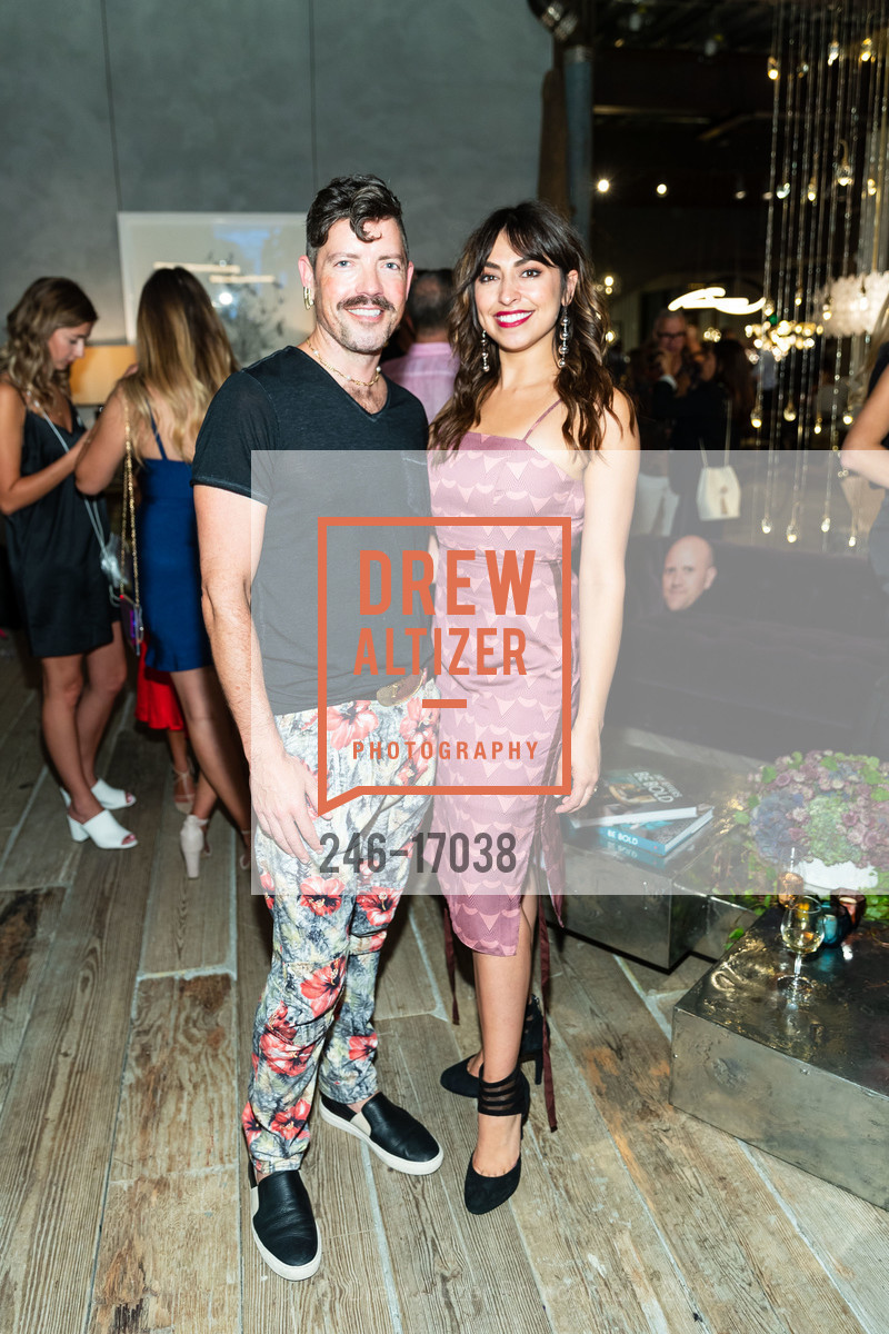 Rob Depew, Gabriella Marmalejo, BE BOLD by Jay Jeffers Book Launch Party, Coup D'Etat. 111 Rhode Island, September 20th, 2018, Photo #246-17038 Rob Depew, Gabriella Marmalejo, Photo #246-17038