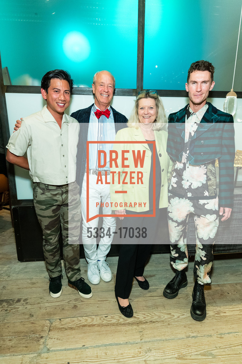 Alexander Bie, Doug Ley, Sean Leffers, Dona Crowder, BE BOLD by Jay Jeffers Book Launch Party, Coup D'Etat. 111 Rhode Island, September 20th, 2018, Photo #5334-17038 Alexander Bie, Doug Ley, Sean Leffers, Dona Crowder, Photo #5334-17038