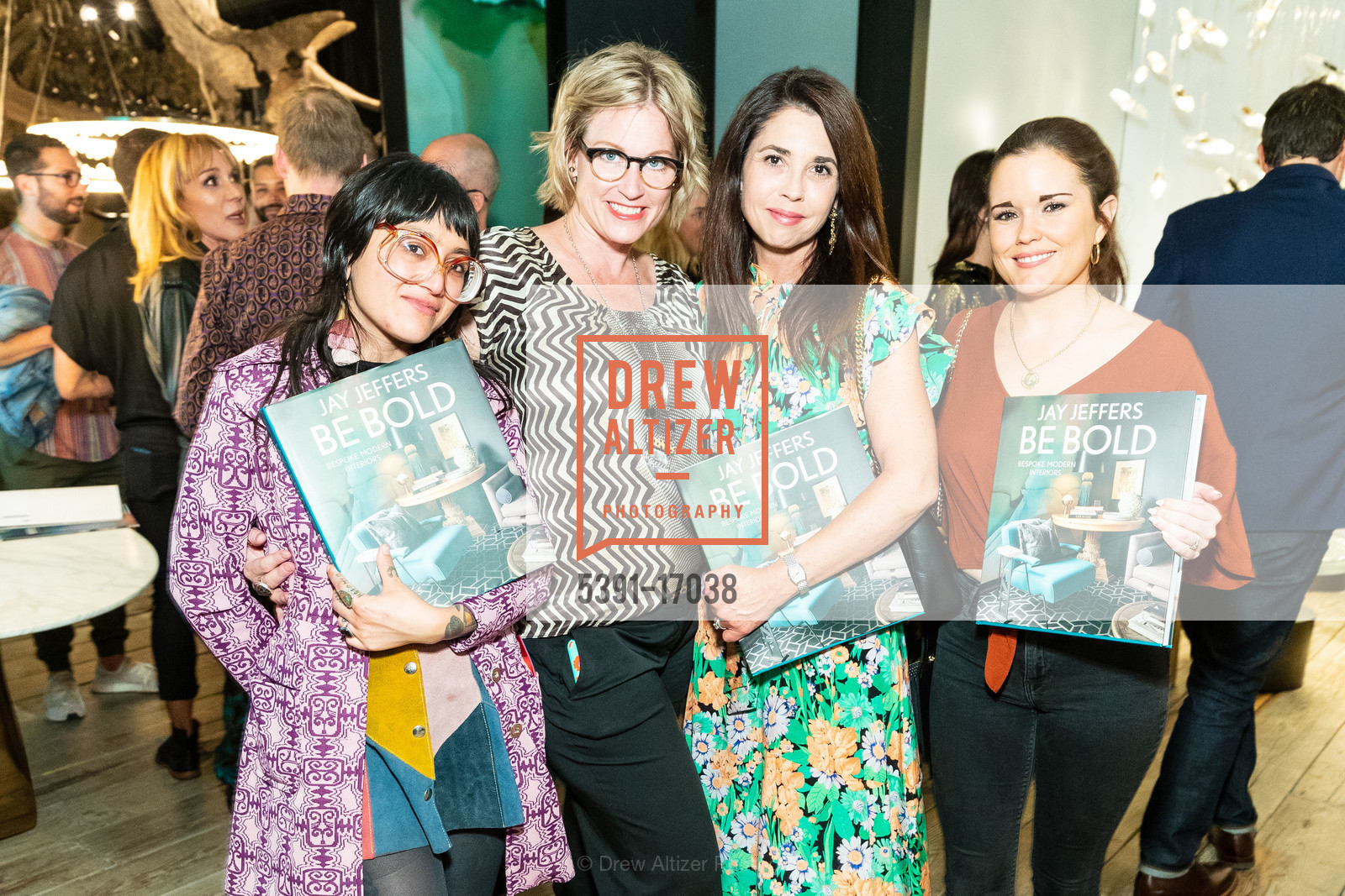 Tina Figueroa, Staci Bajuniemi, Candace Cavanaugh, Emma Reabey, BE BOLD by Jay Jeffers Book Launch Party, Coup D'Etat. 111 Rhode Island, September 20th, 2018, Photo #5391-17038 Tina Figueroa, Staci Bajuniemi, Candace Cavanaugh, Emma Reabey, Photo #5391-17038