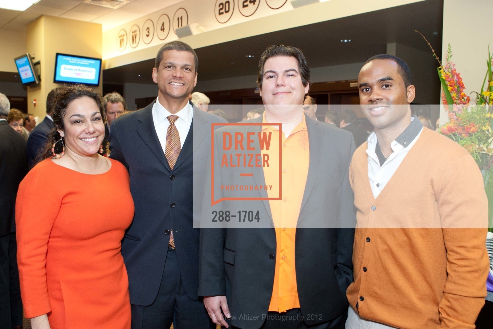 Sonya Clark-Herrera, Eugene Clark-Herrera, Patrick Davenport, Bronson McDonald, YMCA of San Francisco’s “Y for Youth Luncheon”, US, March 9th, 2012, Photo #288-1704 Sonya Clark-Herrera, Eugene Clark-Herrera, Patrick Davenport, Bronson McDonald, Photo #288-1704